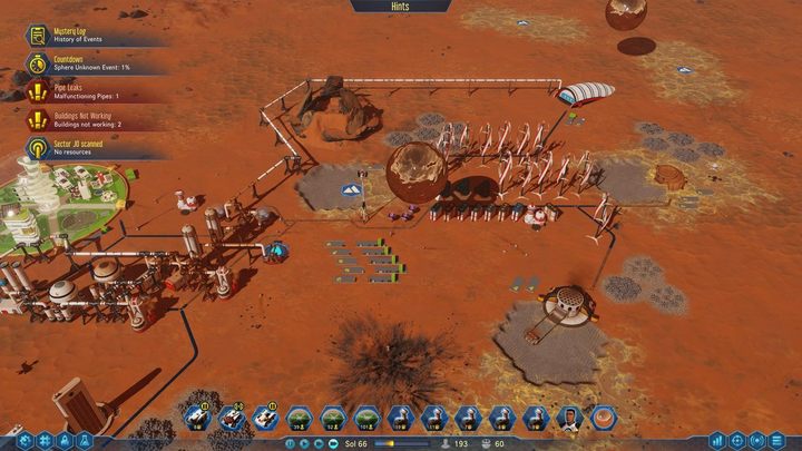To obce obiekty spadające na powierzchnie planety - Wybór tajemnicy w Surviving Mars | Rozgrywka - Surviving Mars - poradnik do gry