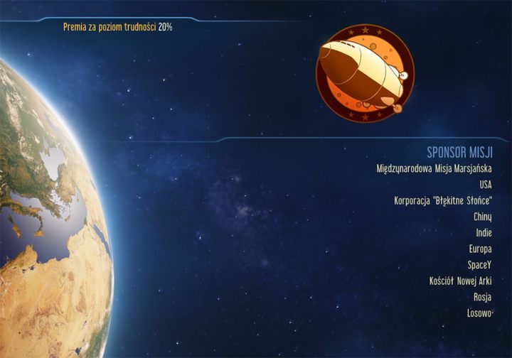 W tej sekcji dowiesz się co nieco o sponsorach i jakie bonusy dają - Wybór sponsora w Surviving Mars | Porady na start - Surviving Mars - poradnik do gry