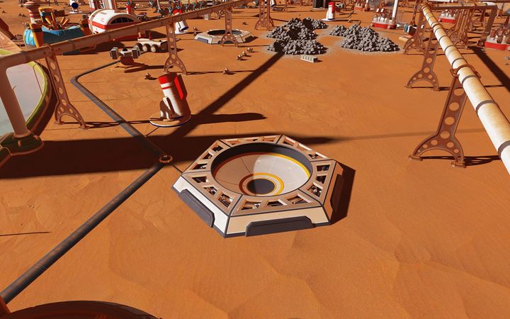 Podziemny grzejnik zwiększa temperaturę w chłodnych strefach oraz chroni okoliczne budynki przed falą zimna - Rozbudowa bazy w Surviving Mars | Rozgrywka - Surviving Mars - poradnik do gry