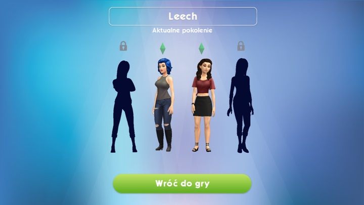 Aby zobaczyć aktualne pokolenie musisz kliknąć na zdjęcie simów wiszące na ścianie - Wiek w The Sims Mobile | Żywot Sima - The Sims Mobile - poradnik do gry