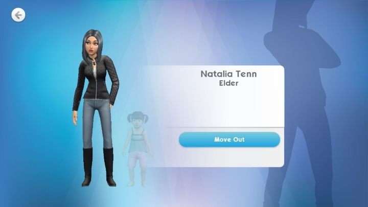 Sim na emeryturze nadal pozostaje w twoim domu jednak jest postacią niegrywaną - Emerytura Simów w The Sims Mobile - The Sims Mobile - poradnik do gry