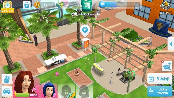 Skrzynka pocztowa w rynku - Czy opłaca się oglądać reklamy w The Sims Mobile? - The Sims Mobile - poradnik do gry