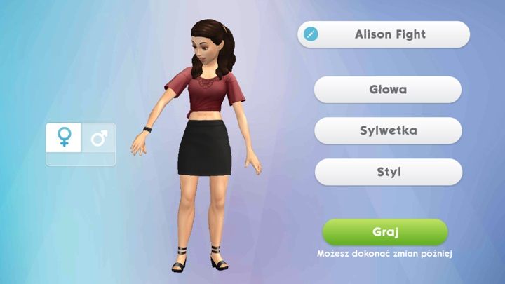 W grze The Sims Mobile na początku możesz stworzyć tylko jednego sima - Podstawy | Tworzenie Sima i jego rozwój w The Sims Mobile - The Sims Mobile - poradnik do gry