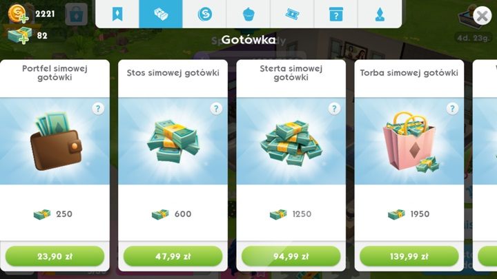 Simową gotówkę jest trudno zdobyć w trakcie rozgrywki - Pieniądze w The Sims Mobile | Rodzaje walut i kuponów - The Sims Mobile - poradnik do gry