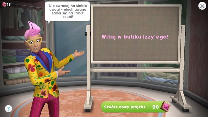 Perełki mody będą ci potrzebne w butiku Izzyego - Kupony w The Sims Mobile | Rodzaje walut i kupony - The Sims Mobile - poradnik do gry