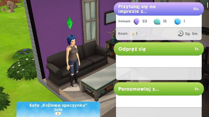 W The Sims Mobile większość interakcji niezwiązanych z wydarzeniami nie daję żadnych punktów ani nie zabiera energii - Jak szybko wbijać poziomy w The Sims Mobile? - The Sims Mobile - poradnik do gry