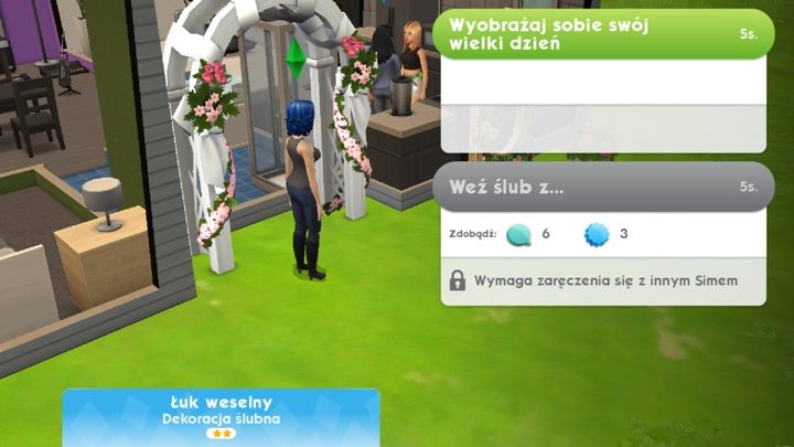Specjalne interakcje występują również poza imprezami - Jak szybko wbijać poziomy w The Sims Mobile? - The Sims Mobile - poradnik do gry