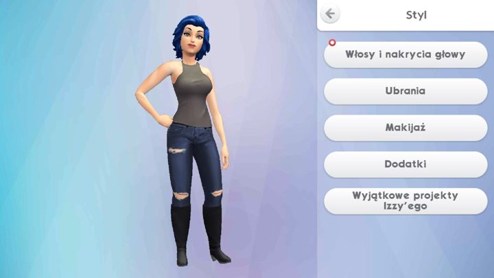 Tworząc sima w The Sims Mobile masz do dyspozycji sekcję Styl - Podstawy stylu w The Sims Mobile - The Sims Mobile - poradnik do gry