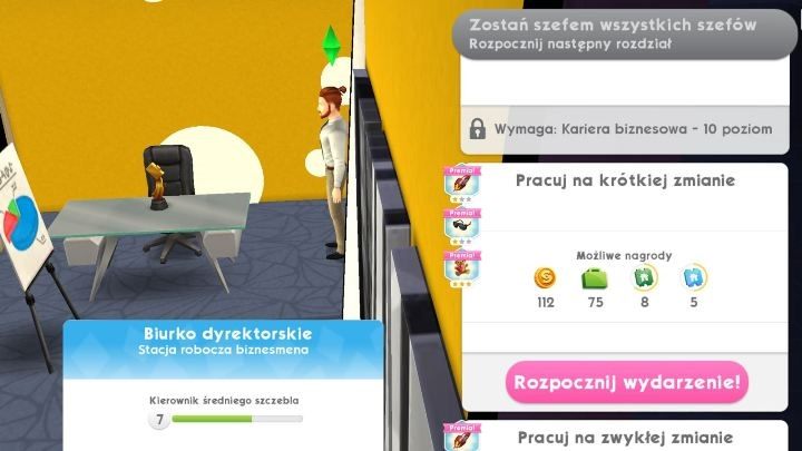 Dopiero po uzyskaniu 5 poziomu kariery twoje zarobki się zwiększą - Kariera w The Sims Mobile - The Sims Mobile - poradnik do gry