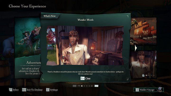 Na powyższym obrazku można zauważyć, że w grze Sea of Thieves pojawiło się nowe codzienne zadanie - Sea of Thieves: Daily Bounties - jak wykonać zadania? - Sea of Thieves - poradnik do gry