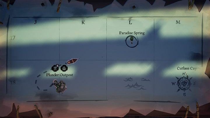 Po tej czynności w menu przedmiotów w sekcji Quests pojawi się nowy przedmiot - mapa ze skarbem - Sea of Thieves: Jak zacząć? 7 prostych kroków - Sea of Thieves - poradnik do gry