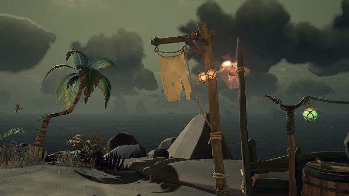 Przeszukaliśmy cały obszar The Sunken Grove i znaleźliśmy tylko jedno miejsce, które pasuje do wskazówki - Sea of Thieves: Ashen Guardians Notes - Sea of Thieves - poradnik do gry