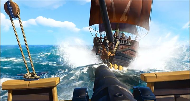 Bitwy morskie najlepiej toczyć ze zgraną załogą towarzyszy. - Sea of Thieves: Bitwy morskie - Sea of Thieves - poradnik do gry
