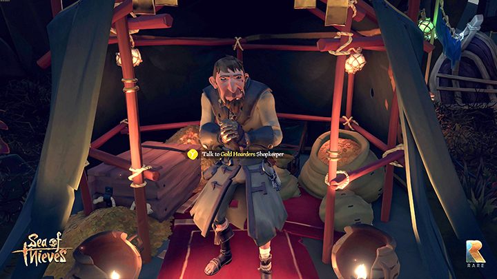 U przedstawicieli frakcji możesz nabyć misje - podróże (tzw. voyages), dzięki ich zaliczaniu wzbogacisz się o sztuki złota. - Sea of Thieves: Wybór misji (podróży) - Sea of Thieves - poradnik do gry