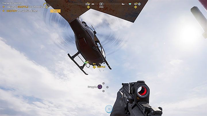 Już w trakcie wspinaczki rozglądaj się za dwoma pierwszymi antenami satelitarnymi - Poboczne misje Larryego Parkera | Dolina Holland | Solucja Far Cry 5 - Far Cry 5 - poradnik do gry