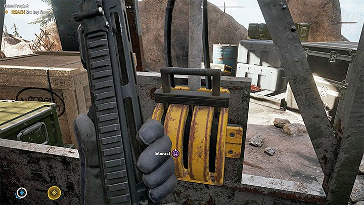 To nie koniec misji, bo musisz dotrzeć na sam szczyt uszkodzonej statuy - Fałszywy prorok | Rzeka Henbane | Solucja Far Cry 5 - Far Cry 5 - poradnik do gry