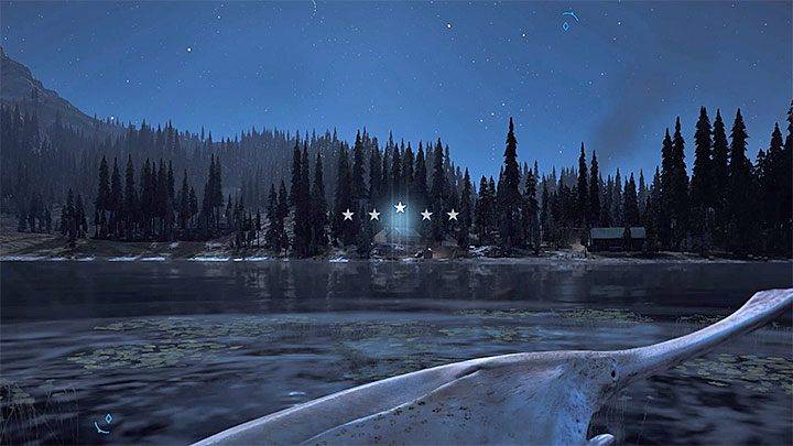 Od jednej z osób na terenie dawnego posterunku dowiesz się o możliwości wyłowienia unikalnego gatunku ryby - Misje poboczne | Rzeka Henbane | Solucja Far Cry 5 - Far Cry 5 - poradnik do gry