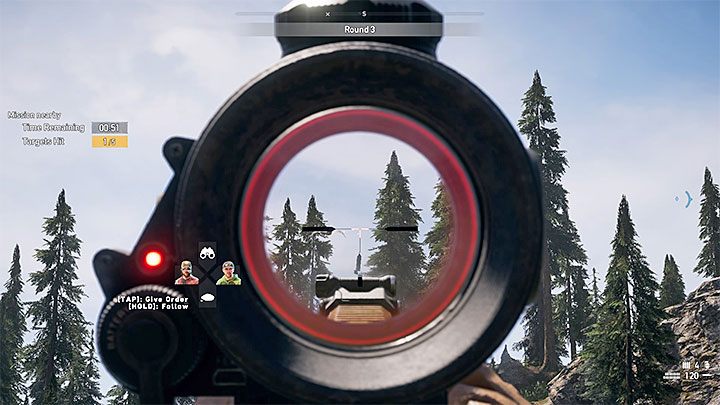 W rundzie 3 zmieniają się założenia, bo musisz w wyznaczonym czasie trafić w 5 ptaków - Misje poboczne | Góry Whitetail | Solucja Far Cry 5 - Far Cry 5 - poradnik do gry