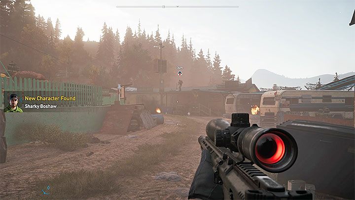 Musisz dotrzeć do Parku przyczep Moonflower (Moonflower Trailer Park) - Płonące anioły - nowy towarzysz | Rzeka Henbane | Solucja Far Cry 5 - Far Cry 5 - poradnik do gry