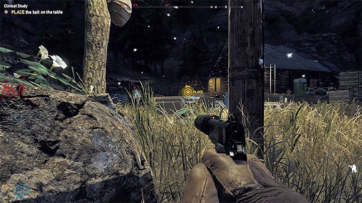 Kolejny krok to zakradnięcie się do miejsca podłożenia przynęty - Badania kliniczne | Rzeka Henbane | Solucja Far Cry 5 - Far Cry 5 - poradnik do gry