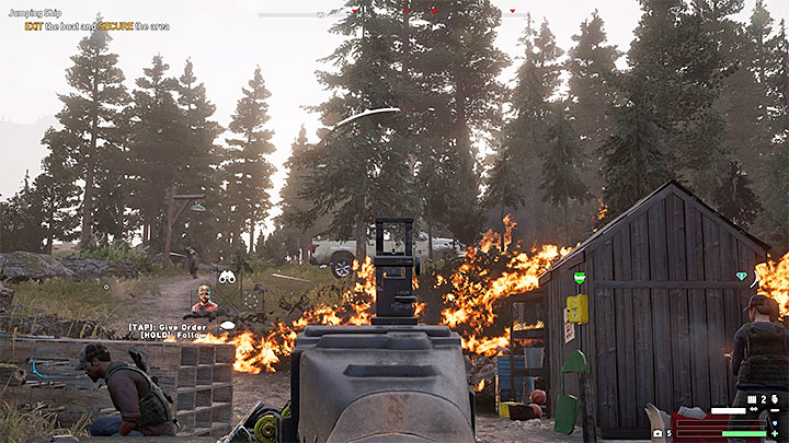 Broń się do momentu otrzymania zaktualizowanegpo celu misji - Skok w bok | Dolina Holland | Solucja Far Cry 5 - Far Cry 5 - poradnik do gry