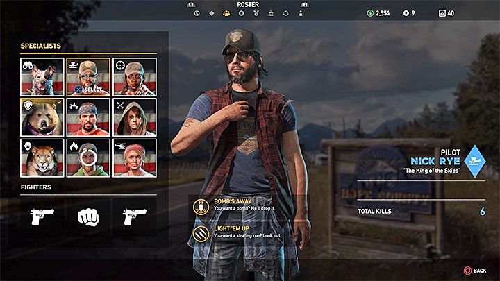 Druga grupa to specjaliści - Specjaliści, towarzysze w Far Cry 5 - Far Cry 5 - poradnik do gry