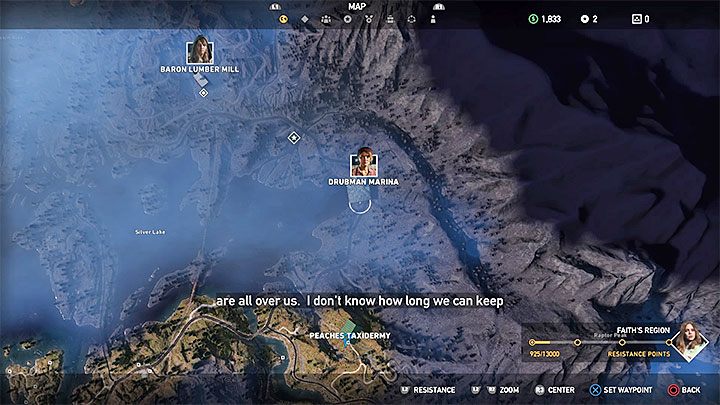 Na potrzeby przyłączenia Adelaide Drubman dotrzyj do Mariny Drubmanów w Rzece Henbane - Specjaliści, towarzysze w Far Cry 5 - Far Cry 5 - poradnik do gry