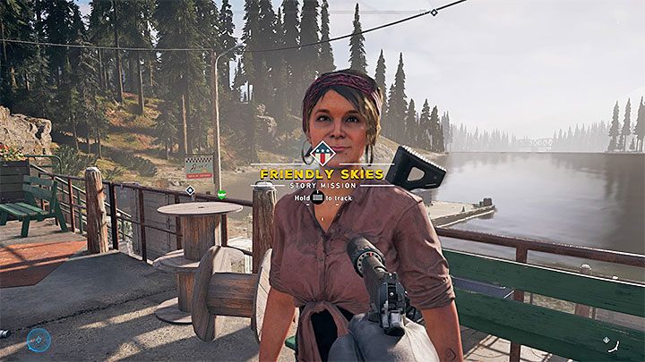 Po tym jak przejmiesz pełną kontrolę nad mariną odszukaj Adelaide i porozmawiaj z nią żeby odblokować misję fabularną Przyjazne niebo - Specjaliści, towarzysze w Far Cry 5 - Far Cry 5 - poradnik do gry