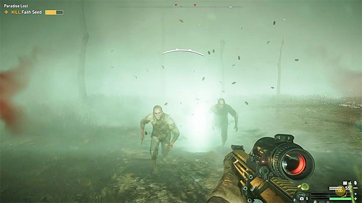 Innym problemem są przyzywani przez Faith opętani przeciwnicy będący pod wpływem Błogości - Faith Seed - pojedynek z bossem w Far Cry 5 - Far Cry 5 - poradnik do gry