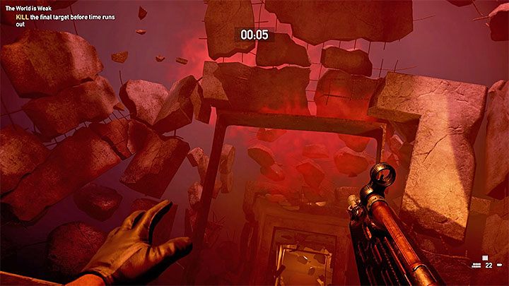 Docelowo dotrzesz do większego płonącego pomieszczenia - Świat jest słaby (misja z porwania przez kult) | Góry Whitetail | Far Cry 5 - Far Cry 5 - poradnik do gry