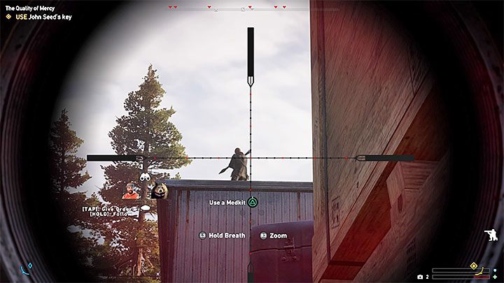 Na potrzeby rozegrania tej misji musisz powrócić do bunkra Johna Seeda, czyli do Bramy Johna (Johns Gate) (użyj szybkiej podróży jeśli odblokowałeś wcześniej ten punkt) - Jakość zbawienia | Dolina Holland | Solucja Far Cry 5 - Far Cry 5 - poradnik do gry