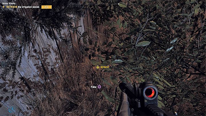 Od jednej z osób na terenie dawnego posterunku otrzymasz zlecenie naprawienia systemu nawadniania - Misje Poboczne | Dolina Holland | Solucja Far Cry 5 - Far Cry 5 - poradnik do gry