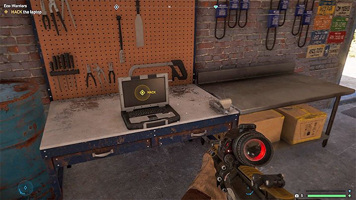 Zleceniodawca tej misji to Xander Flynn z lokacji Marina Drubmanów (Drubman Marina) - Ekowojownicy | Rzeka Henbane | Solucja Far Cry 5 - Far Cry 5 - poradnik do gry