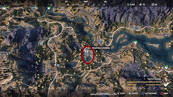 Zleceniodawca tego zadania to doktor Charles Lindsey - Polecenie lekarza | Rzeka Henbane | Solucja Far Cry 5 - Far Cry 5 - poradnik do gry