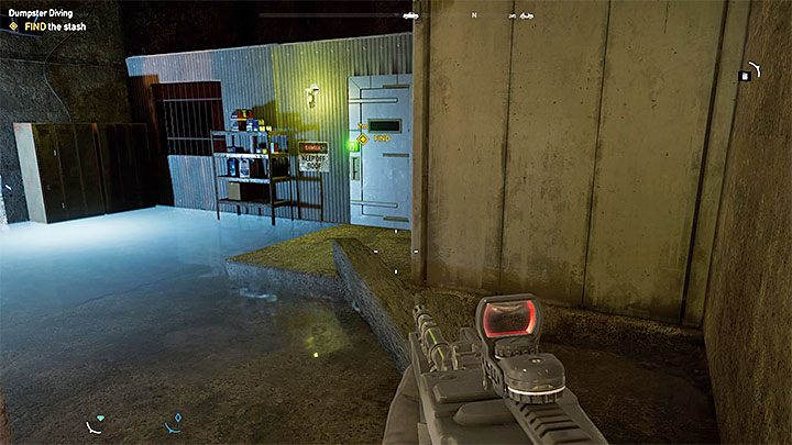 Skarb jest wewnątrz głównego budynku (możesz rozbić siatkę np - Lokacje kultu i skrytki prepperskie | Dolina Holland | Solucja Far Cry 5 - Far Cry 5 - poradnik do gry