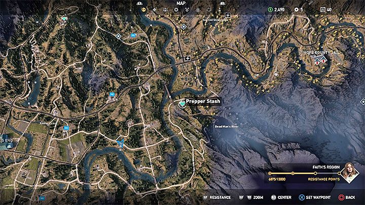 To jedna ze skrytek prepperskich w Dolinie Holland - Lokacje kultu i skrytki prepperskie | Dolina Holland | Solucja Far Cry 5 - Far Cry 5 - poradnik do gry