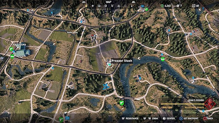 To jedna ze skrytek prepperskich w Dolinie Holland - Lokacje kultu i skrytki prepperskie | Dolina Holland | Solucja Far Cry 5 - Far Cry 5 - poradnik do gry