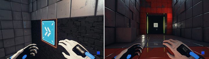 Wylądujesz na wcześniej stworzonej konstrukcji - Chapter 3 - House of Leaves - Solucja Q.U.B.E. 2 - Q.U.B.E. 2 - poradnik do gry