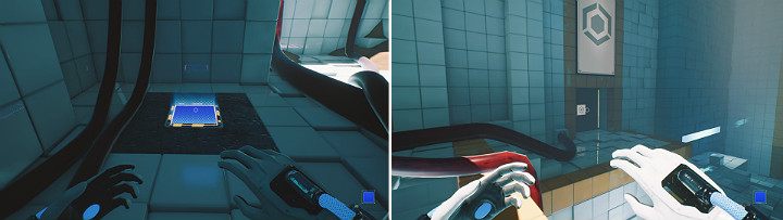 Stwórz niebieską kostkę i wskocz wyżej - Chapter 5 - Tangled (The Machine) - Solucja Q.U.B.E. 2 - Q.U.B.E. 2 - poradnik do gry