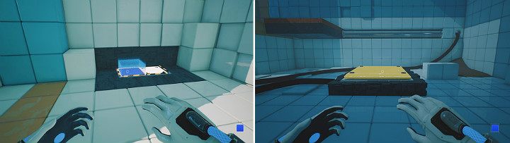 Stwórz niebieską kostkę i wskocz wyżej - Chapter 5 - Tangled (The Machine) - Solucja Q.U.B.E. 2 - Q.U.B.E. 2 - poradnik do gry