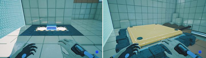 Aktywuj niebieską kostkę i wskocz wyżej - Chapter 5 - Tangled (The Machine) - Solucja Q.U.B.E. 2 - Q.U.B.E. 2 - poradnik do gry