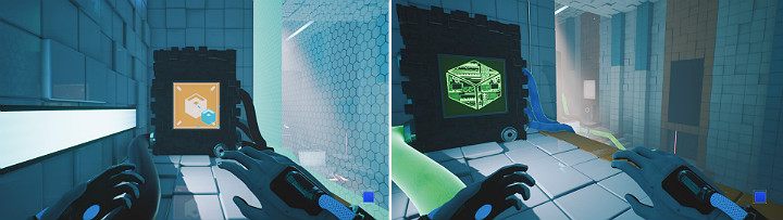 Podejdź do komputera i uruchom go za pomocą LPM - Chapter 5 - Tangled (The Machine) - Solucja Q.U.B.E. 2 - Q.U.B.E. 2 - poradnik do gry