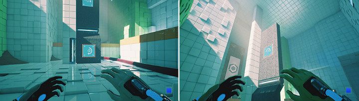 Aktywuj dolny panel, aby przesunąć ścianę w lewą stroną - Chapter 6 - Fragile Dreams - Solucja Q.U.B.E. 2 - Q.U.B.E. 2 - poradnik do gry