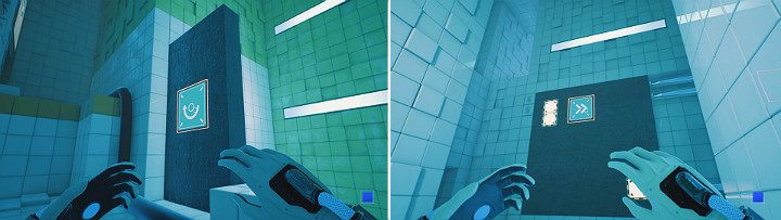 Opuść ściankę do pozycji poziomej po czym przesuń suwnicę w prawą stronę - Chapter 6 - Fragile Dreams - Solucja Q.U.B.E. 2 - Q.U.B.E. 2 - poradnik do gry