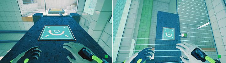 Przeskocz na poziomą ściankę i aktywuj panel - Chapter 6 - Fragile Dreams - Solucja Q.U.B.E. 2 - Q.U.B.E. 2 - poradnik do gry