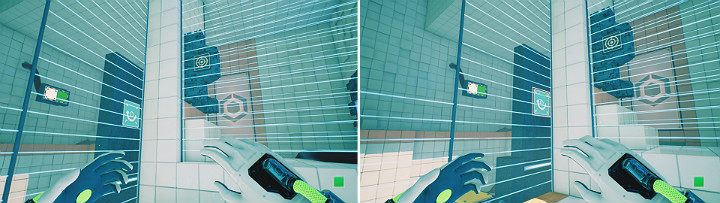 Zielona kostka otworzy drzwi prowadzące do komputera - Chapter 6 - Fragile Dreams - Solucja Q.U.B.E. 2 - Q.U.B.E. 2 - poradnik do gry