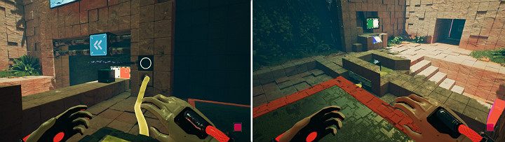 Skasuj pomarańczową kostkę po czym wysuń ją ponownie - Chapter 8 - The Fall of Man - Solucja Q.U.B.E. 2 - Q.U.B.E. 2 - poradnik do gry