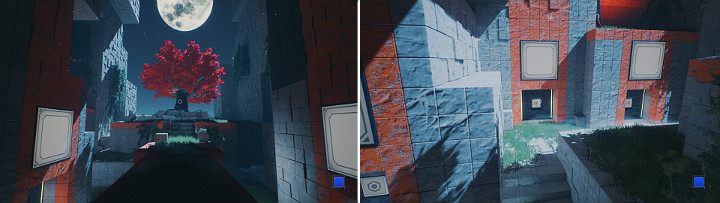 Trafisz do sporej lokacji z drzewem pośrodku - Chapter 10 - Uncomfortable Truths - Solucja Q.U.B.E. 2 - Q.U.B.E. 2 - poradnik do gry