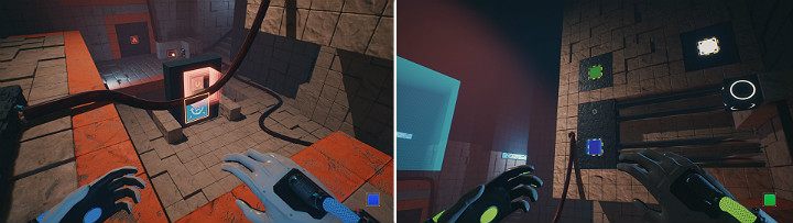 Wejdź na samą górę i opuść magnes do pozycji poziomej - Chapter 10 - Uncomfortable Truths - Solucja Q.U.B.E. 2 - Q.U.B.E. 2 - poradnik do gry