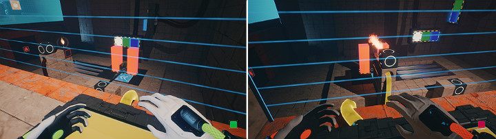 Wejdź na górę i stań na przycisku z prawej strony - Chapter 10 - Uncomfortable Truths - Solucja Q.U.B.E. 2 - Q.U.B.E. 2 - poradnik do gry